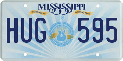 MS license plate HUG595