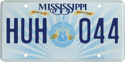 MS license plate HUH044