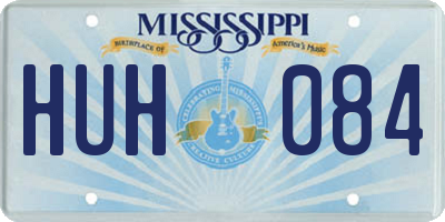 MS license plate HUH084
