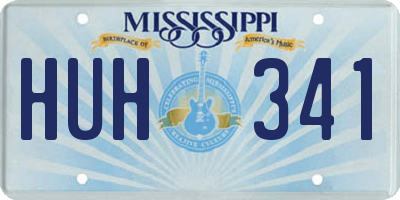 MS license plate HUH341