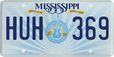 MS license plate HUH369