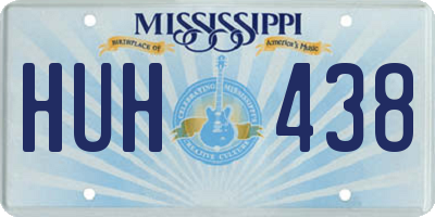 MS license plate HUH438