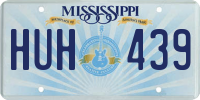 MS license plate HUH439