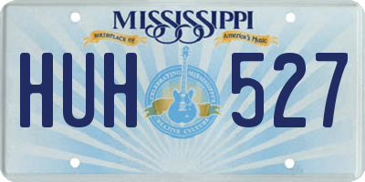MS license plate HUH527