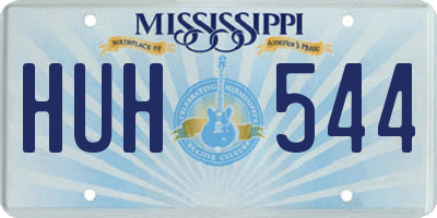 MS license plate HUH544