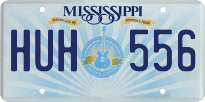 MS license plate HUH556