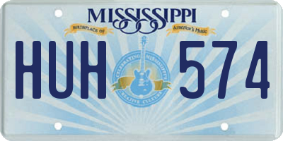 MS license plate HUH574