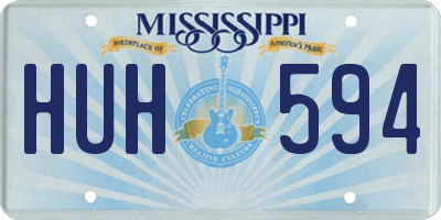 MS license plate HUH594