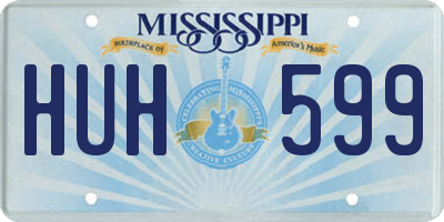 MS license plate HUH599