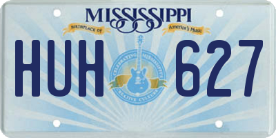 MS license plate HUH627