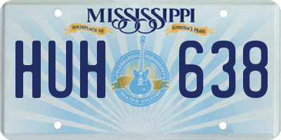 MS license plate HUH638