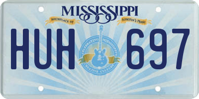 MS license plate HUH697