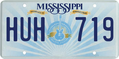 MS license plate HUH719