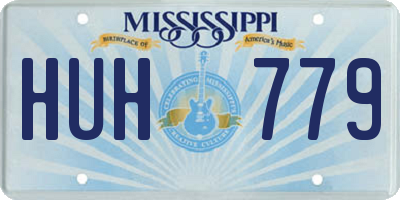 MS license plate HUH779