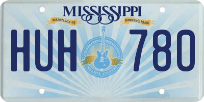 MS license plate HUH780
