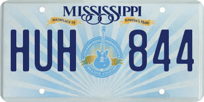 MS license plate HUH844