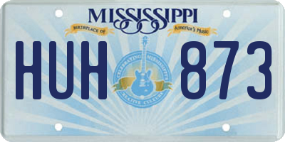 MS license plate HUH873