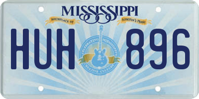 MS license plate HUH896