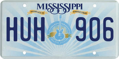 MS license plate HUH906