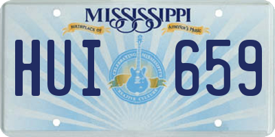 MS license plate HUI659