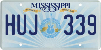 MS license plate HUJ339