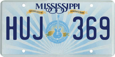 MS license plate HUJ369
