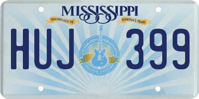 MS license plate HUJ399