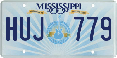 MS license plate HUJ779