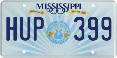MS license plate HUP399