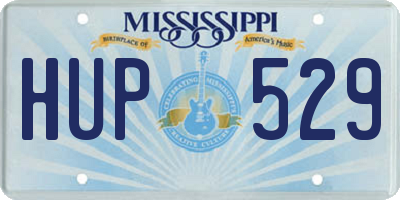 MS license plate HUP529