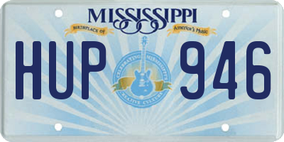 MS license plate HUP946