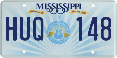 MS license plate HUQ148