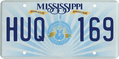 MS license plate HUQ169