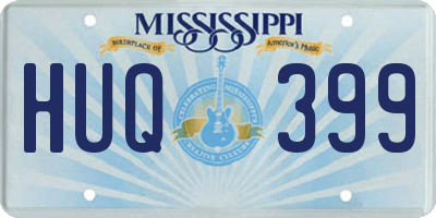 MS license plate HUQ399