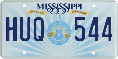 MS license plate HUQ544