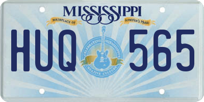 MS license plate HUQ565