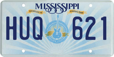 MS license plate HUQ621