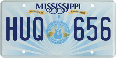 MS license plate HUQ656