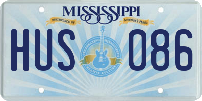 MS license plate HUS086