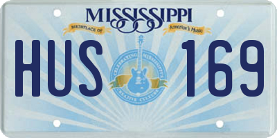 MS license plate HUS169