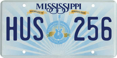 MS license plate HUS256