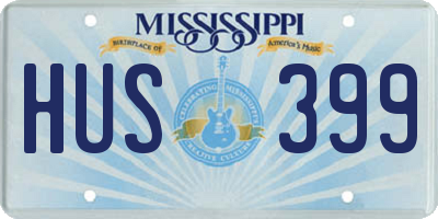 MS license plate HUS399