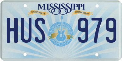 MS license plate HUS979