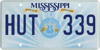 MS license plate HUT339