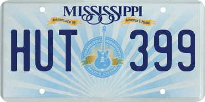 MS license plate HUT399
