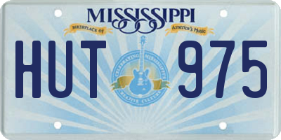 MS license plate HUT975