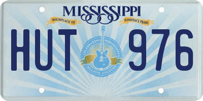 MS license plate HUT976