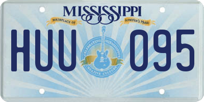 MS license plate HUU095