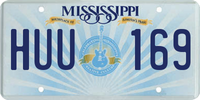 MS license plate HUU169