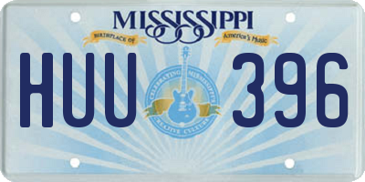 MS license plate HUU396